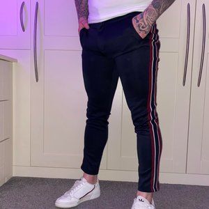 Men’s navy skinny joggers/trousers